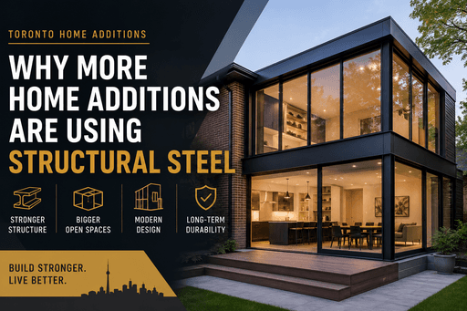 Why Toronto Home Additions Are Using More Structural Steel in 2026