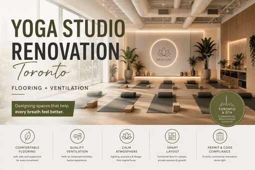 Yoga Studio Renovation Toronto | Flooring & Ventilation Experts