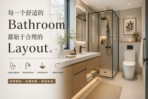 Bathroom Layout 规划指南｜Toronto 卫生间装修布局设计｜Reno Compass