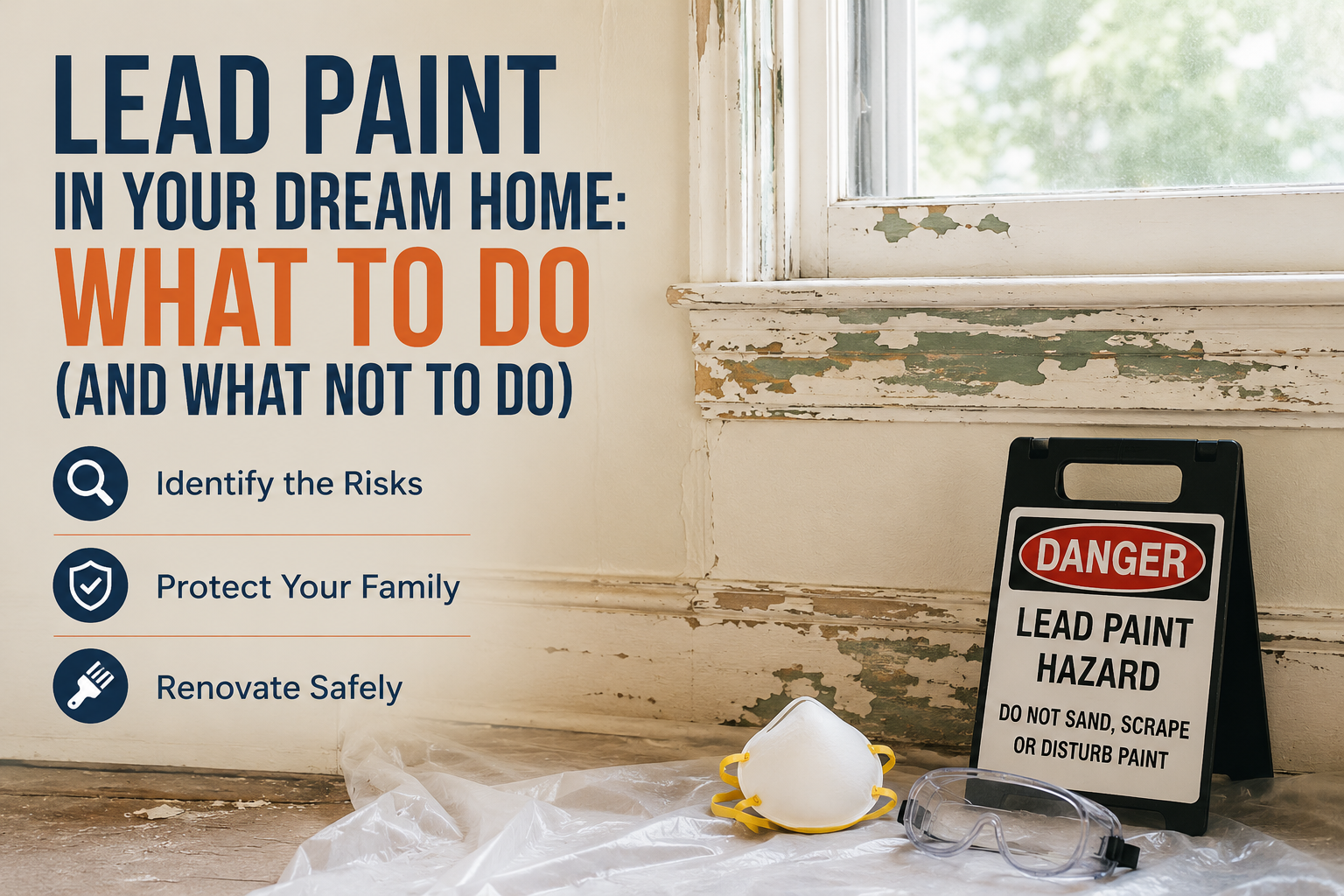Lead Paint in Your Dream Home: What to Do (and What Not to Do)