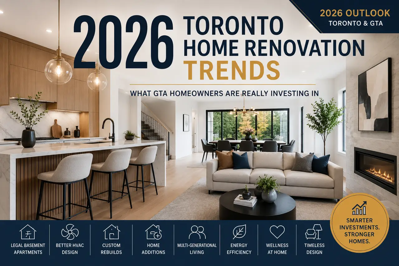 2026 Toronto Home Renovation Trends: What GTA Homeowners Are Really Investing In - Blog Cover