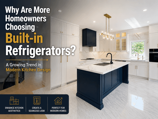 Built-in Refrigerators: Why More Toronto Homeowners Are Choosing Them for Modern Kitchen Renovations
