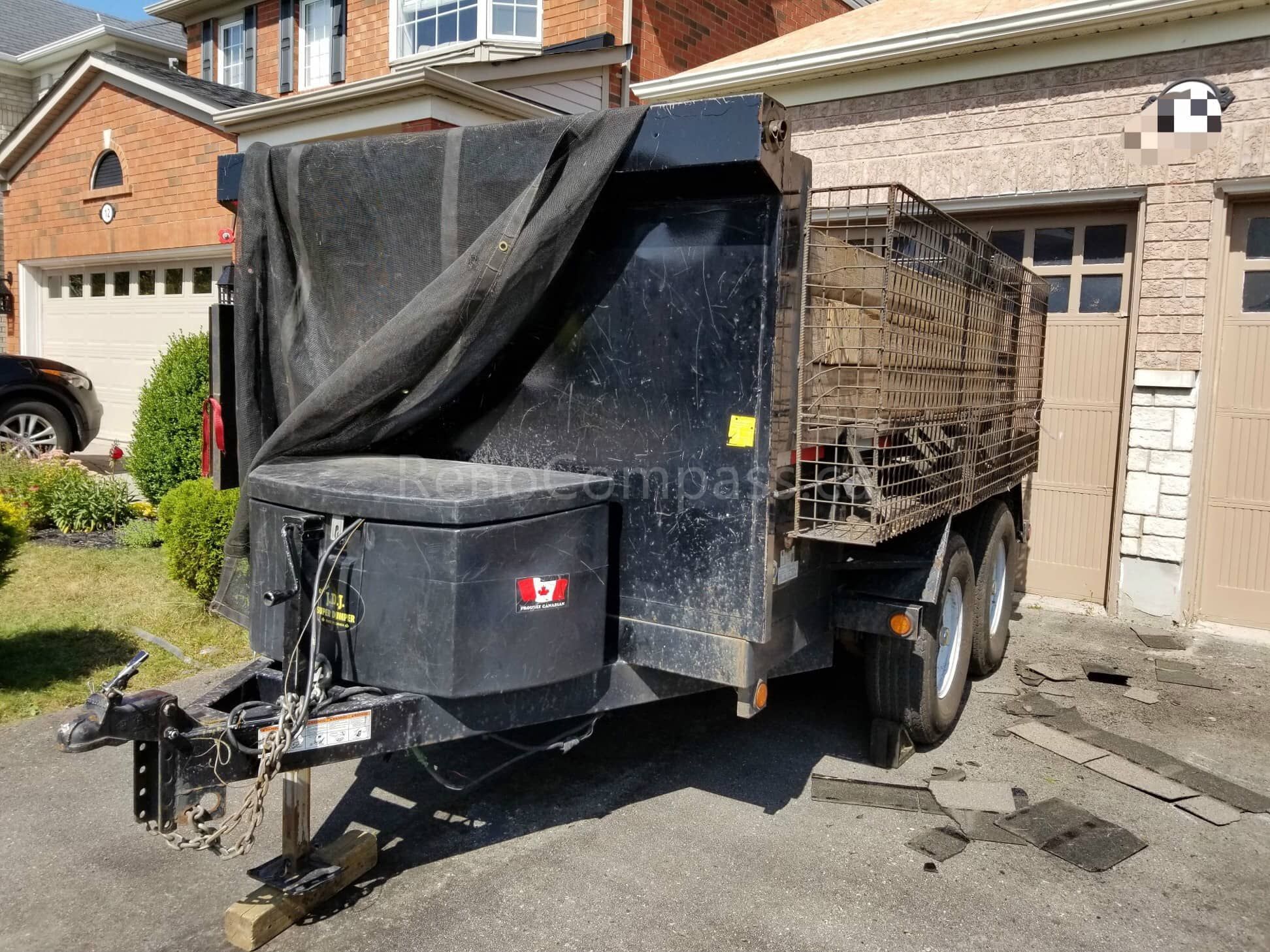 New asphalt shingles installation in Richmond Hill completed by Reno Compass. Our licensed roofing specialists ensure precise alignment, proper sealing, and high-quality materials to enhance both protection and curb appeal for this residential property.