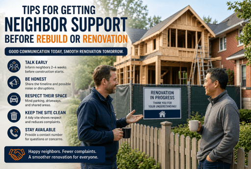 Tips for Getting Neighbor Support Before Renovation in Toronto