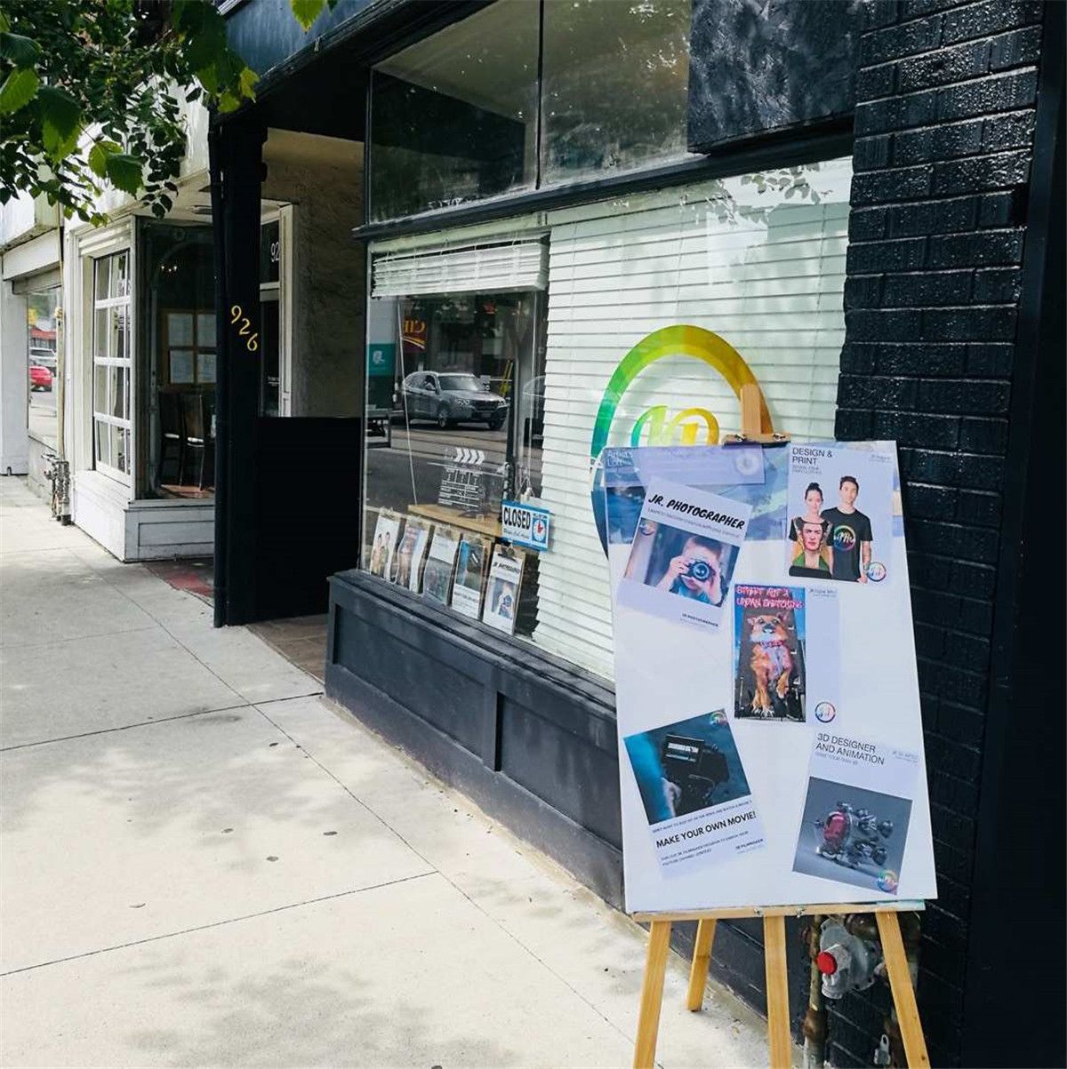 This image showcases a completed commercial renovation project in Toronto, featuring a retail storefront exterior and window display upgrade. The project focused on improving street visibility, storefront aesthetics, and overall brand presentation through modern exterior finishes and optimized display layout. Ideal for retail shops, studios, and small businesses seeking professional Toronto commercial renovation services that balance visual impact and functional design.