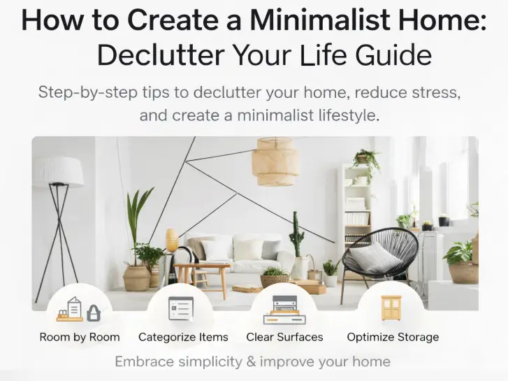 Minimalist Home Guide: Declutter Your Life Easily - Blog Cover