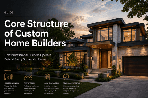 Core Structure of Custom Home Builders in Toronto | How Professional Builders Actually Operate