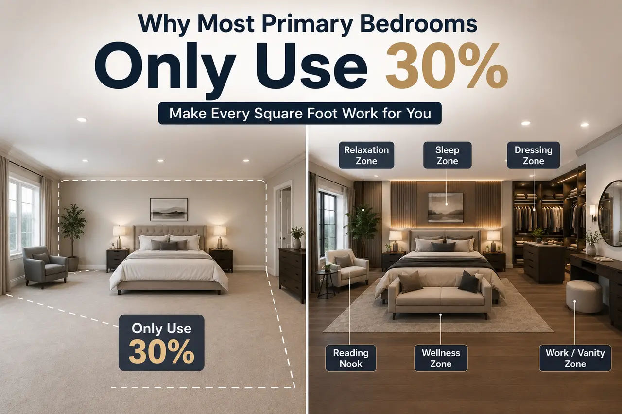 Why Most Primary Bedrooms Only Use 30% of the Space in Ontario - Blog Cover