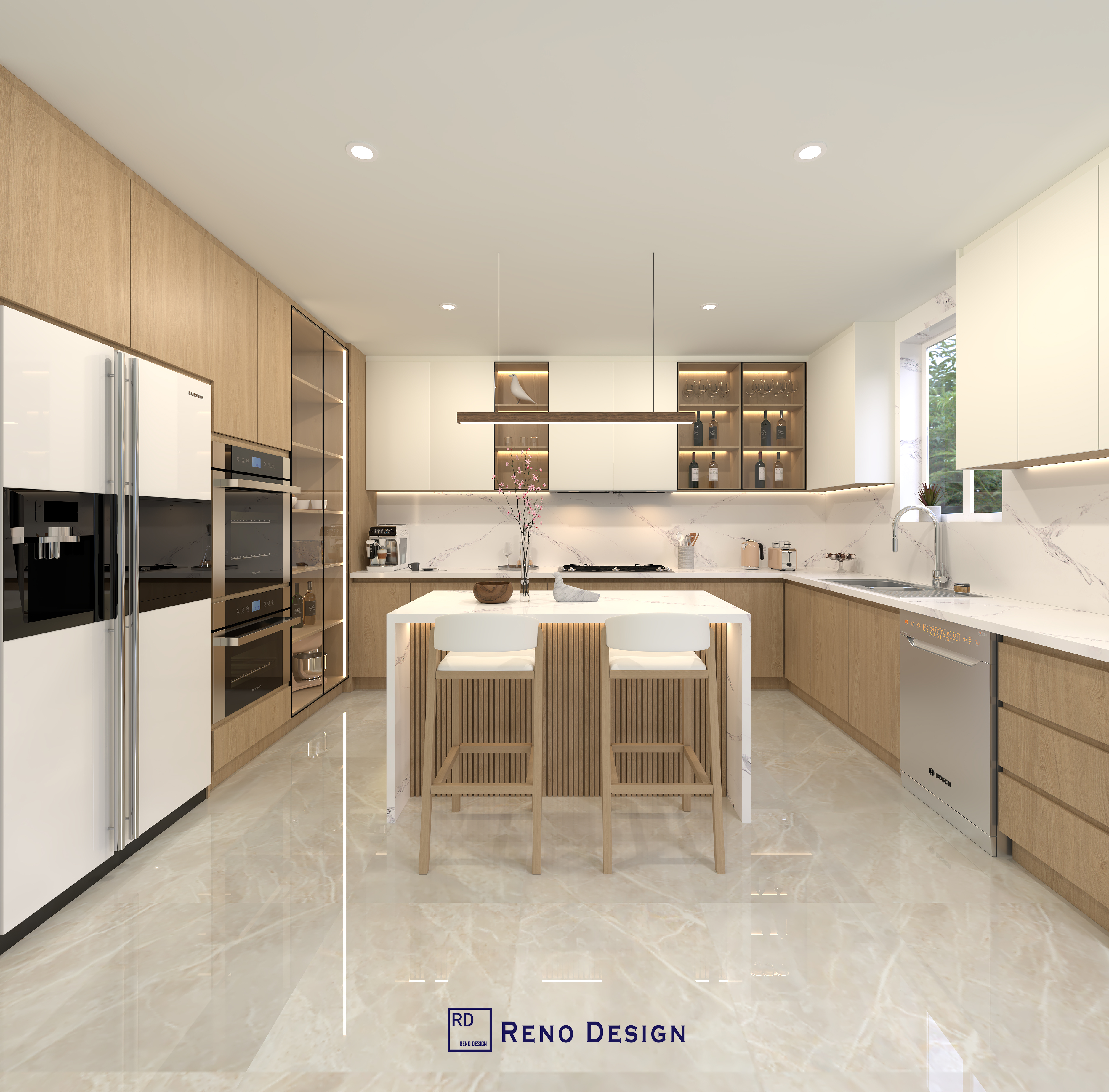 Natural style cabinet design - Image 1
