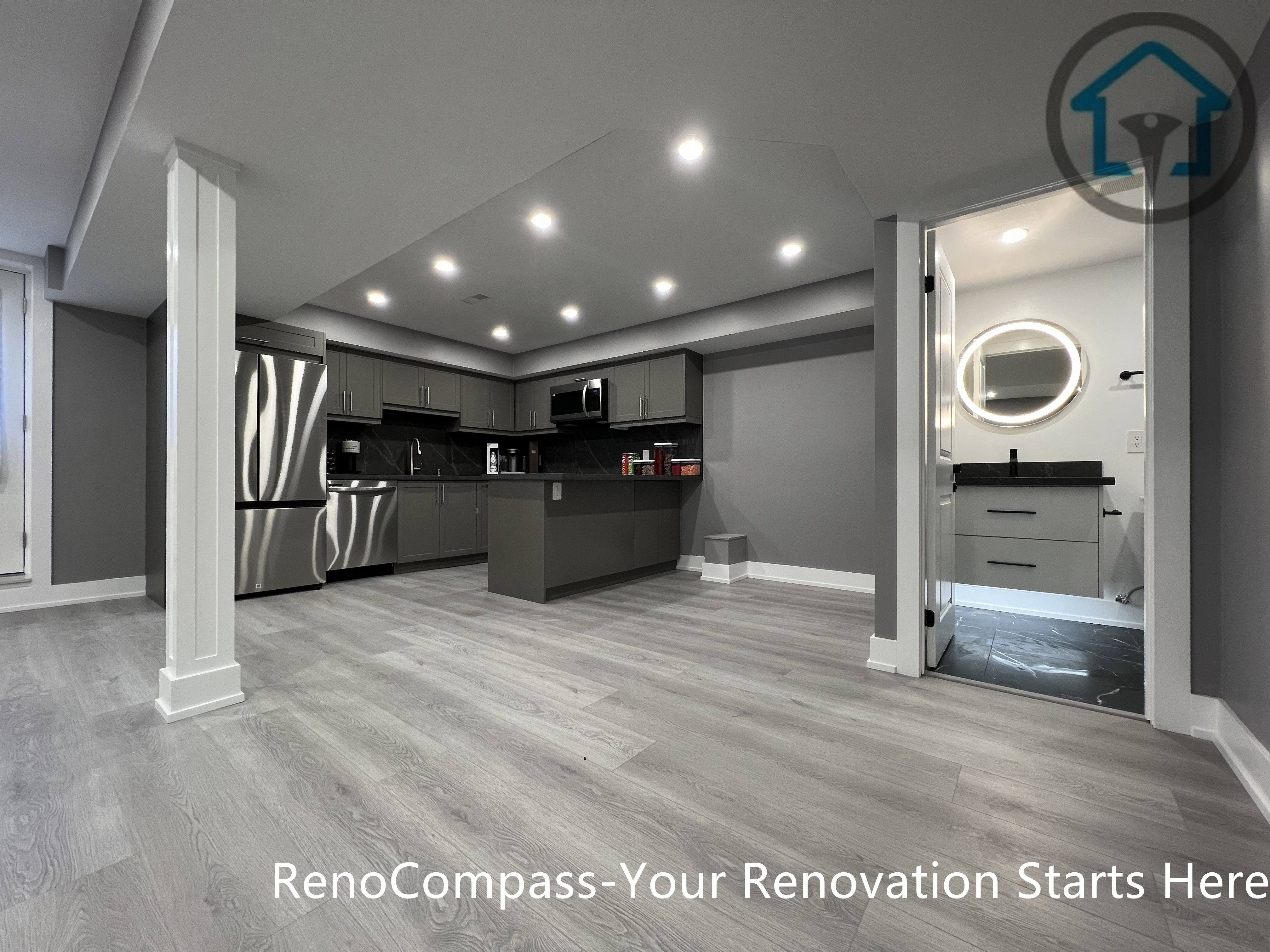 Vaughan地下室装修