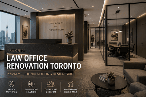 Law Office Renovation Toronto: Why Privacy & Soundproofing Matter More Than Ever