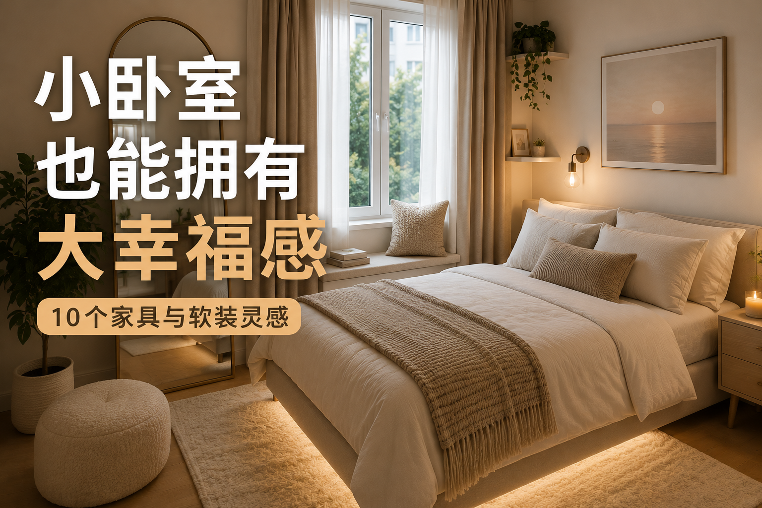 小卧室不等于将就：10 个瞬间提升幸福感的卧室家具与软装灵感（2026）
