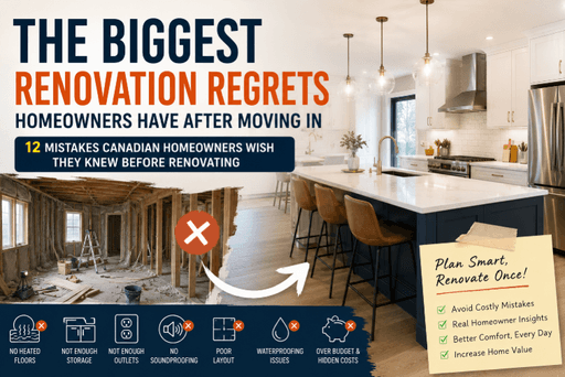 The Biggest Home Renovation Regrets Canadian Homeowners Have