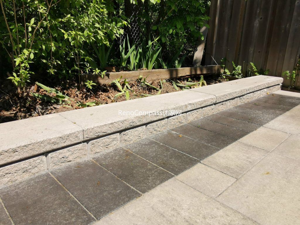 Close-up view of premium interlocking stone installation in Mississauga backyard, showcasing precise stone alignment, high-quality materials, and professional landscaping craftsmanship.