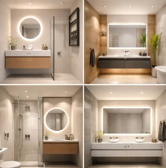 Windowless Bathroom Design Solutions | Ventilation & Lighting Tips - Blog Cover