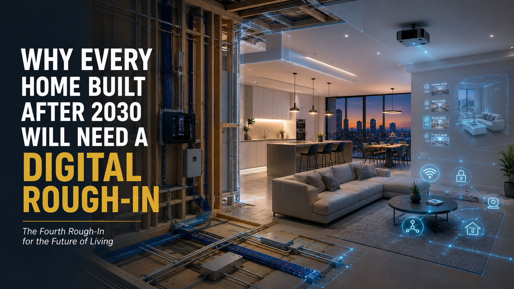 Why Every Home Built After 2030 Will Need a Digital Rough-In