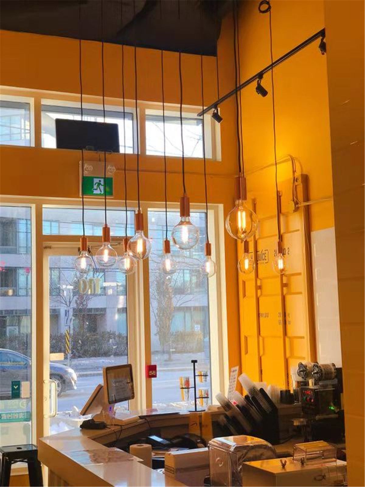 Beverage preparation and back-of-house area from the HEY FruitTea commercial renovation, optimized for efficiency, durability, and daily high-volume operation.