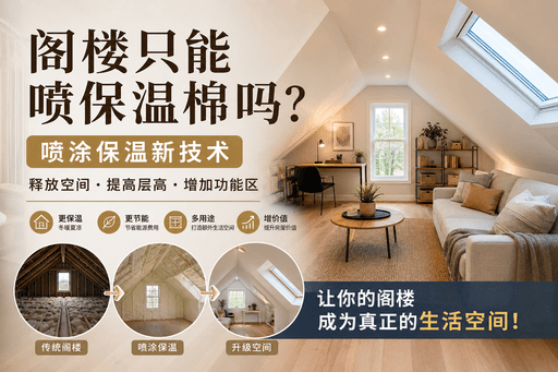 阁楼只能做保温？2026 多伦多阁楼改造指南：喷涂保温释放空间，让 Attic 变成真正的生活区