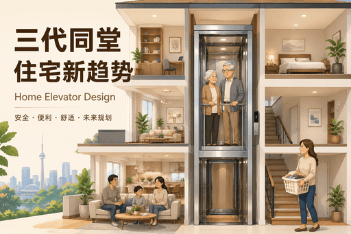 多伦多家用升降机安装指南｜原居养老住宅设计