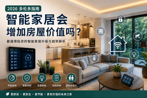智能家居会增加房屋价值吗？2026多伦多智能家居装修指南