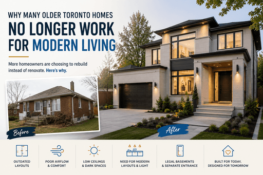 Why Many Older Toronto Homes No Longer Work for Modern Living