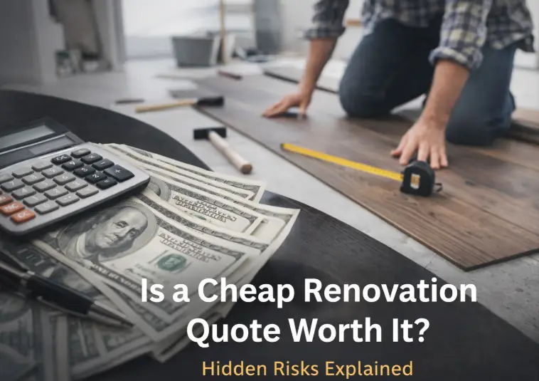 Is a Cheap Renovation Quote Worth It? Hidden Risks Explained - Blog Cover