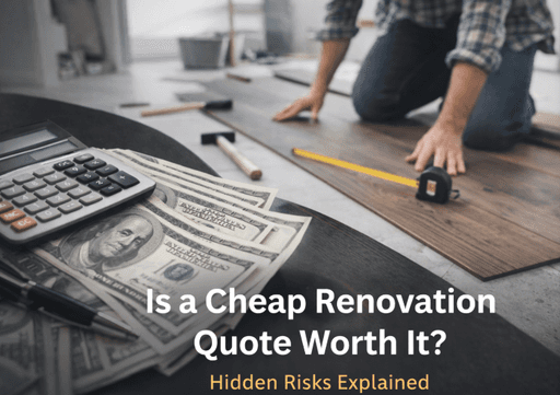 Is a Cheap Renovation Quote Worth It? Hidden Risks Explained