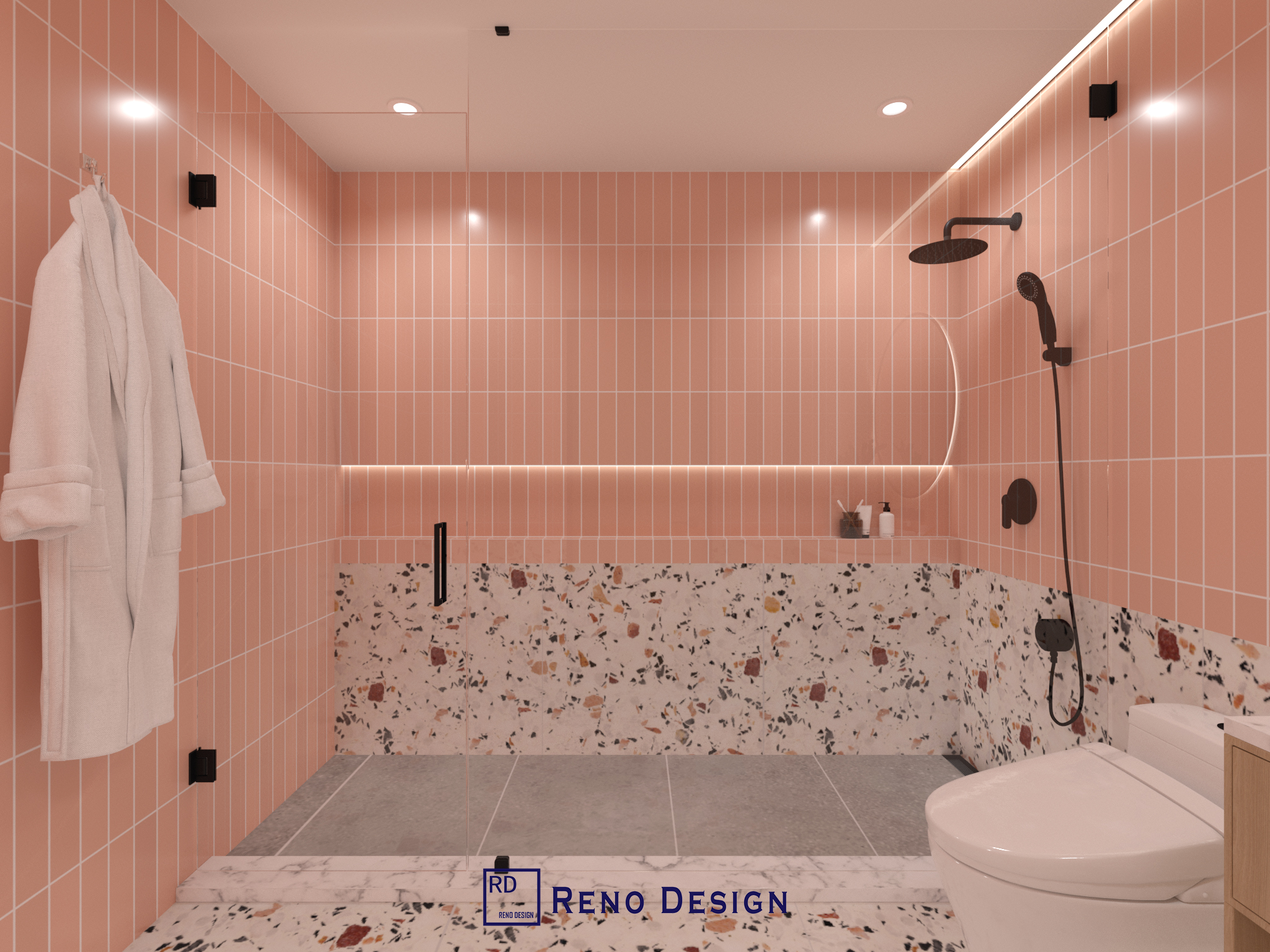 Elegant Pink Bathrooms Design - Image 5