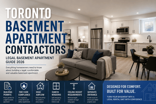 Toronto Basement Apartment Contractors | Legal Basement Apartment Guide 2026