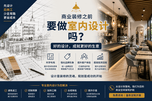 商业装修前一定要做室内设计吗