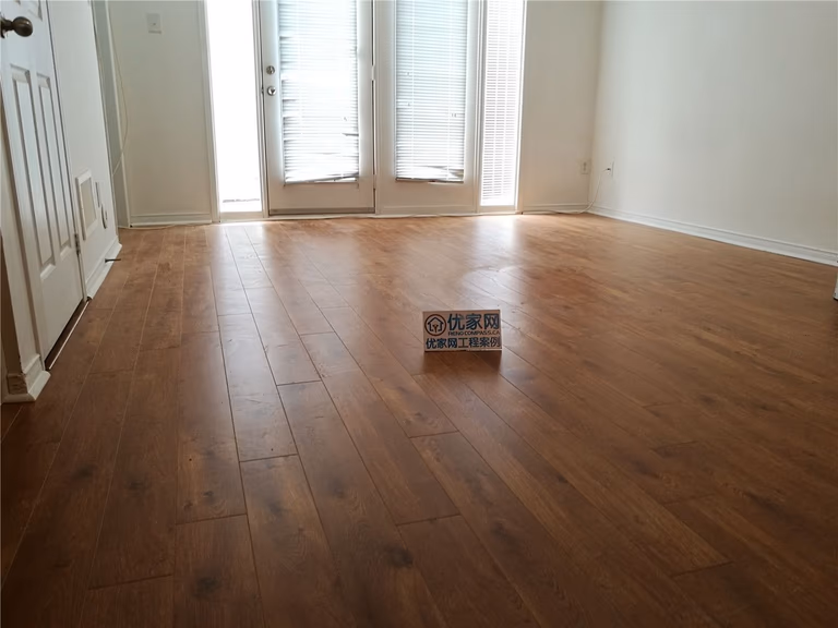 This Mississauga flooring renovation project showcases newly installed hardwood floors with rich natural tones and refined wood grain textures. The seamless plank layout enhances the sense of space while adding warmth and elegance to the interior. From subfloor preparation to precise installation and finishing, every step was completed by a professional renovation team to ensure durability, smooth transitions, and long-lasting performance. The finished result delivers a clean, modern, and inviting living environment that elevates both comfort and property value.