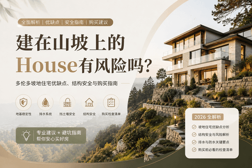 建在山坡上的 House 有风险吗？多伦多坡地住宅优缺点、结构安全与购买指南（2026 全解析）