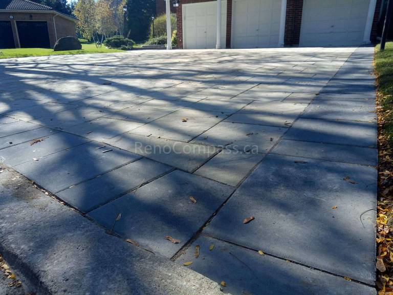 Aurora Driveway Interlocking and Landscaping Renovation