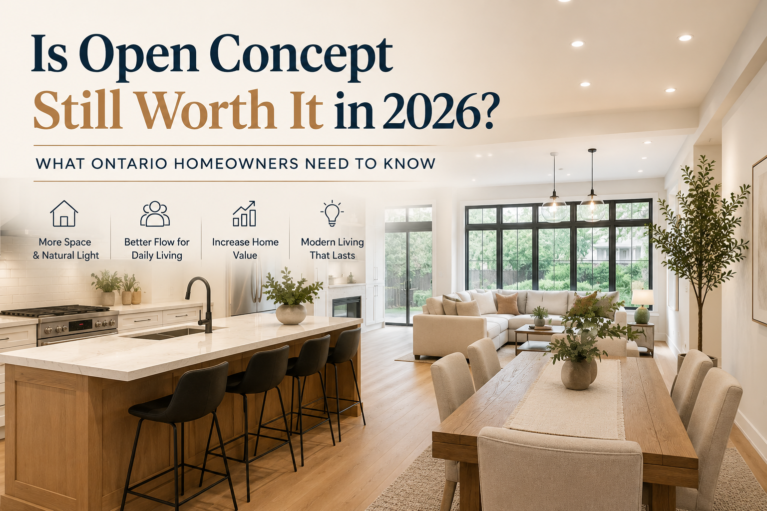 Is Open Concept Still Worth It in 2026? What Ontario Homeowners Need to Know