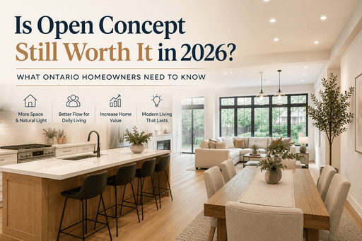 Is Open Concept Still Worth It in 2026? What Ontario Homeowners Need to Know