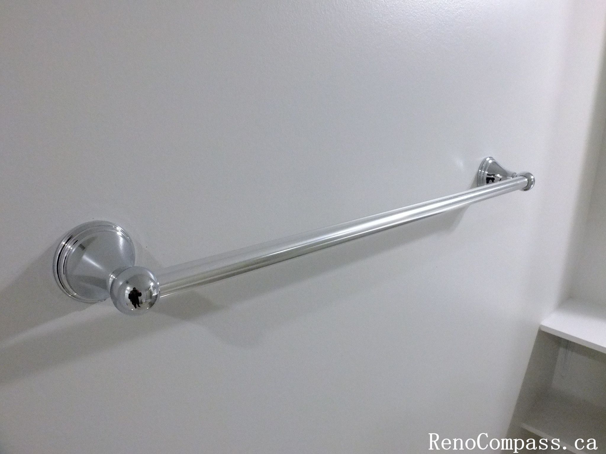 Upgraded bathroom fixtures and elegant finishes installed in a Richmond Hill basement renovation by Reno Compass Inc., Toronto Renovation Company.