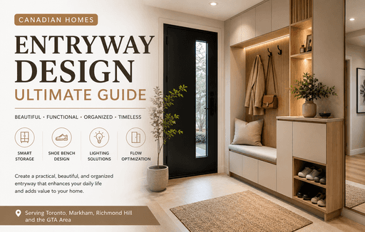 Toronto Entryway Design Guide | How to Create a Beautiful, Functional & Organized Home Entrance