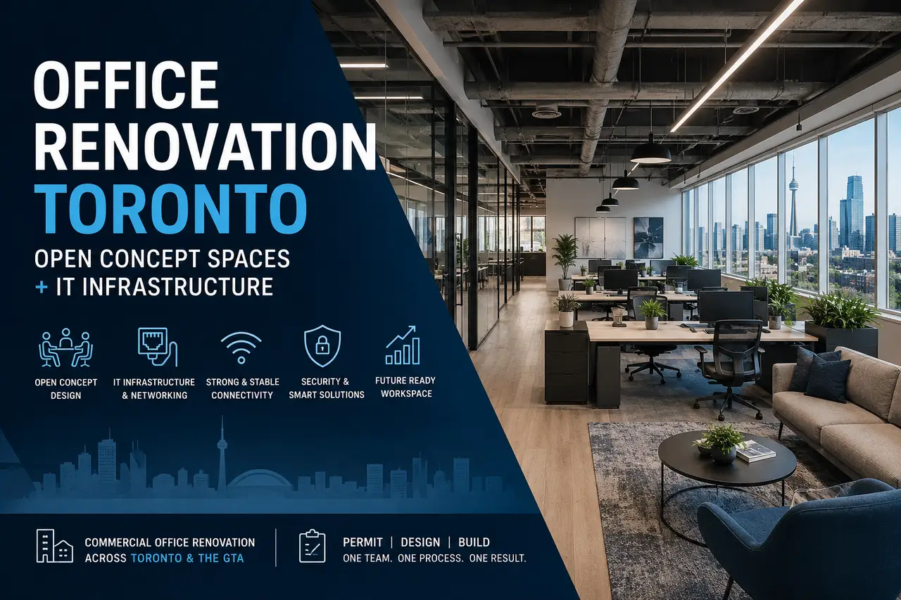 Office Renovation Toronto | Open Concept Office & IT Infrastructure Upgrade - Blog Cover
