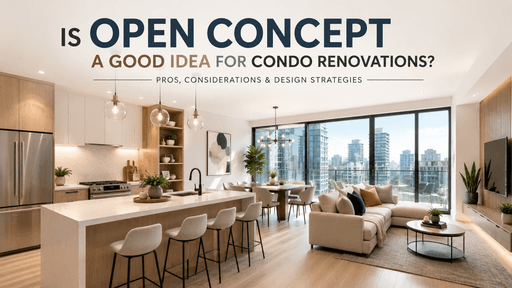 Is Open Concept a Good Idea for Condo Renovations?