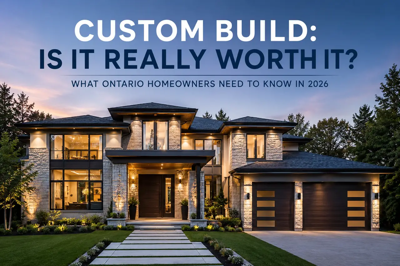 Custom Build: Is It Really Worth It? What Ontario Homeowners Need to Know in 2026 - Blog Cover