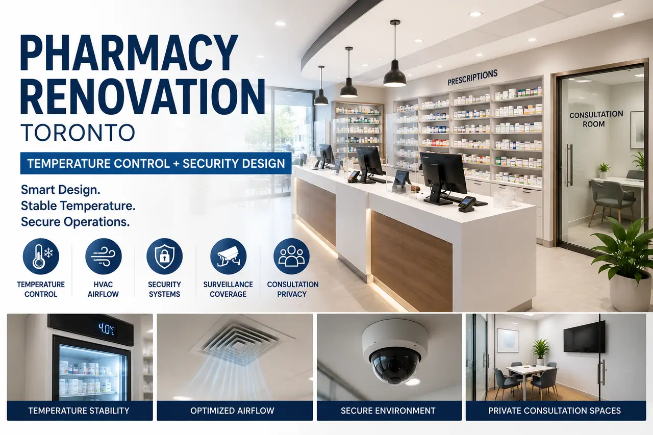 Pharmacy Renovation Toronto | Temperature Control & Security Design - Blog Cover