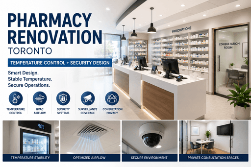 Pharmacy Renovation Toronto | Temperature Control & Security Design