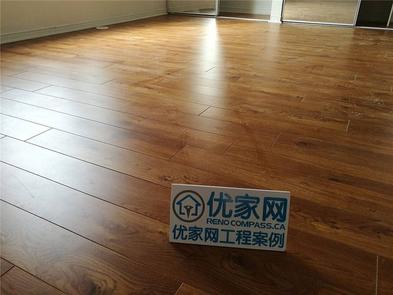 This Mississauga flooring renovation project showcases newly installed hardwood floors with rich natural tones and refined wood grain textures. The seamless plank layout enhances the sense of space while adding warmth and elegance to the interior. From subfloor preparation to precise installation and finishing, every step was completed by a professional renovation team to ensure durability, smooth transitions, and long-lasting performance. The finished result delivers a clean, modern, and inviting living environment that elevates both comfort and property value.