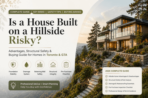 Is a House Built on a Hillside Risky? A Complete Toronto Homeowner's Guide