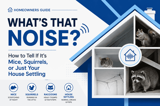 What's That Noise? How to Tell If It's Mice, Squirrels, or Just Your House Settling