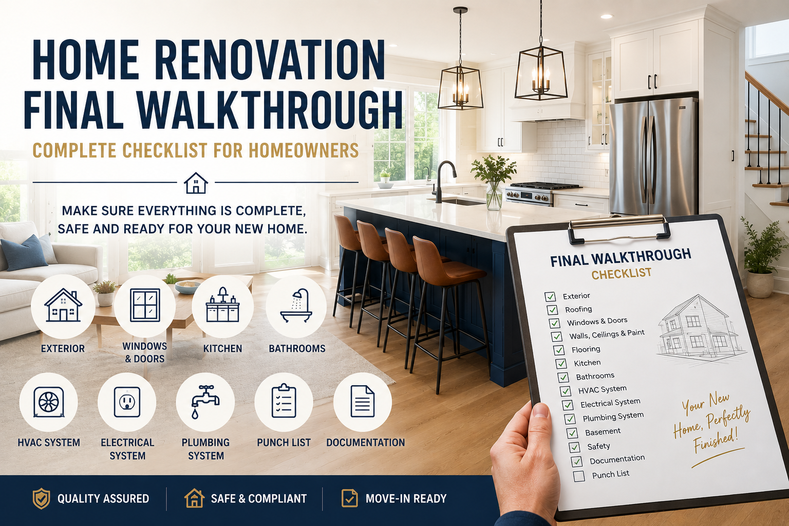 Toronto Home Renovation Final Walkthrough Checklist | Complete Homeowner Guide