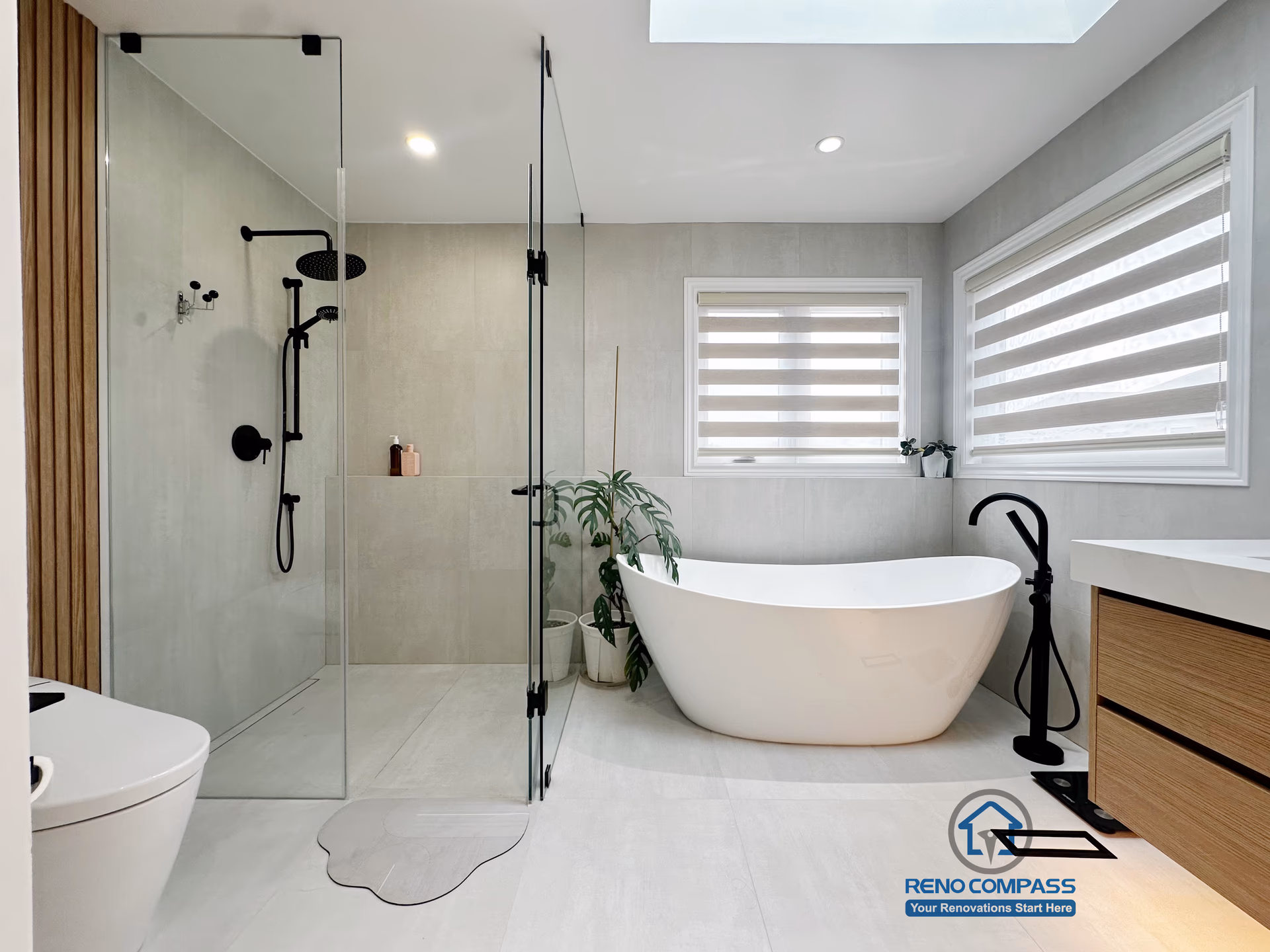 Markham Curbless Bathroom Renovation