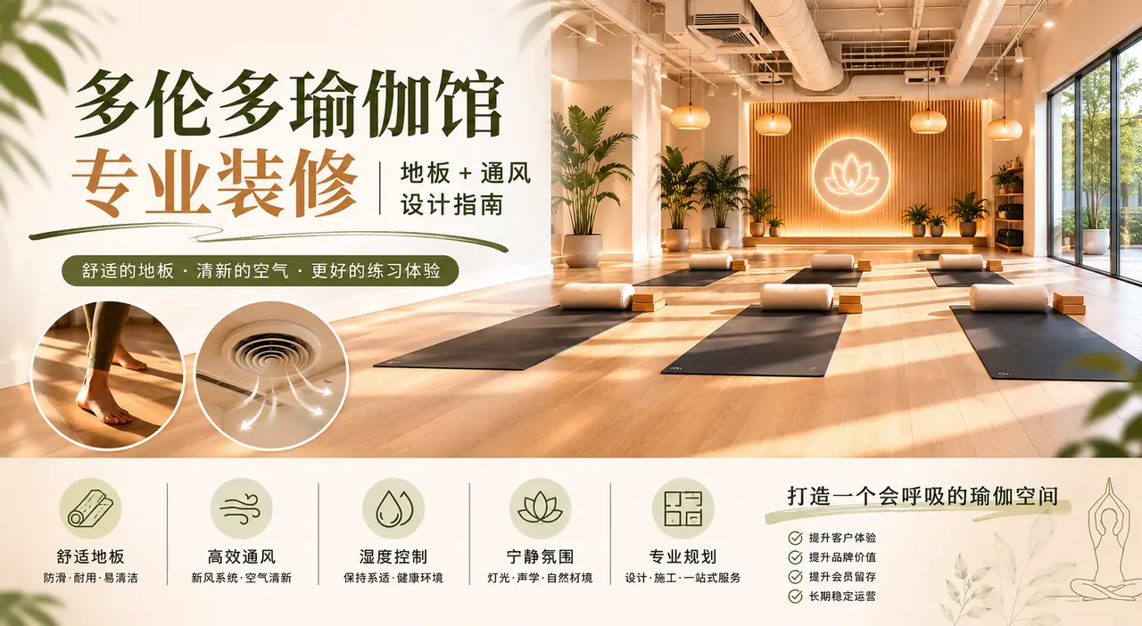 多伦多瑜伽馆装修｜地板与通风设计指南 - 装修攻略封面