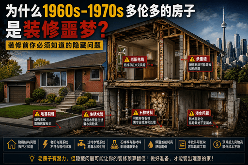 为什么 1960-1970年代的多伦多房屋是装修噩梦？