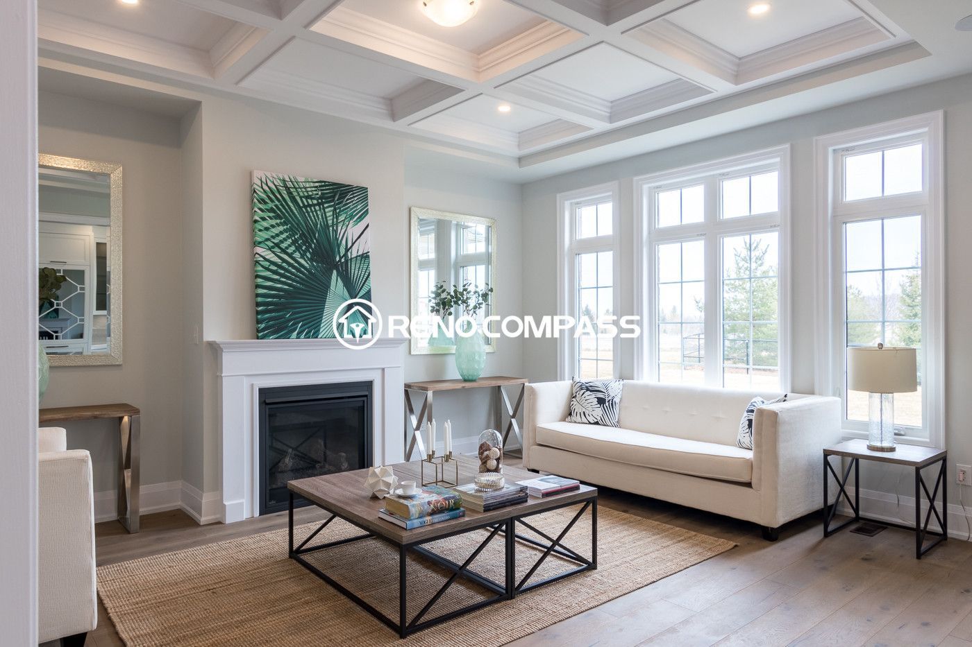 Newmarket Living Room Engineered Hardwood Flooring Renovation